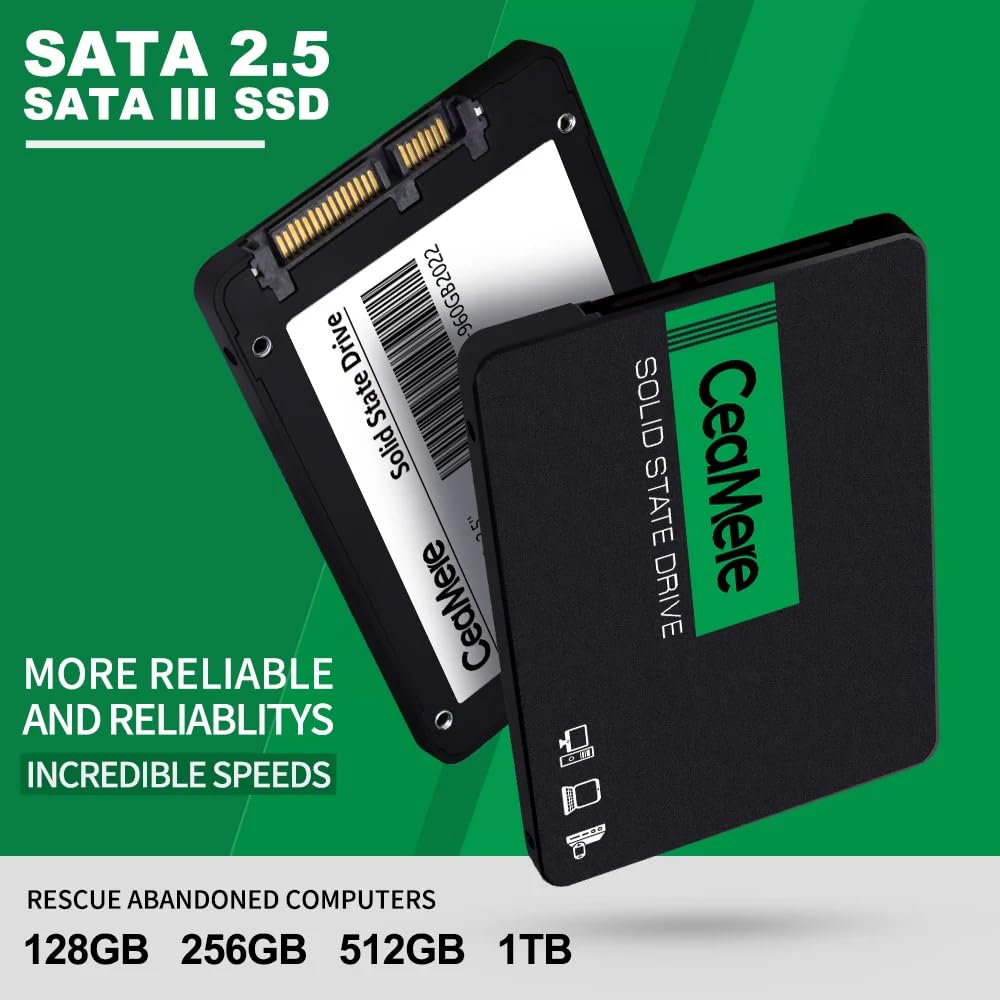 SSD Interno 1TB, SATA III, 2,5 Polegadas, 1000GB, Velocidade de